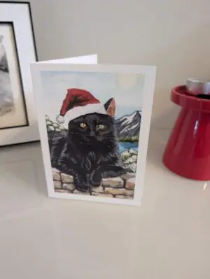 Cat in a Hat Card