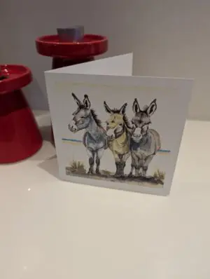 Donkeys Card