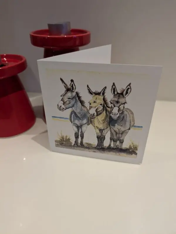 Donkeys Card