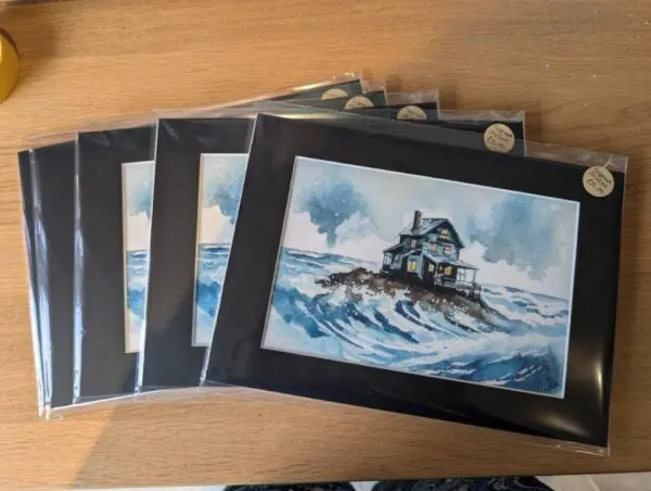 Stormy Seas Signed Print - Image 2