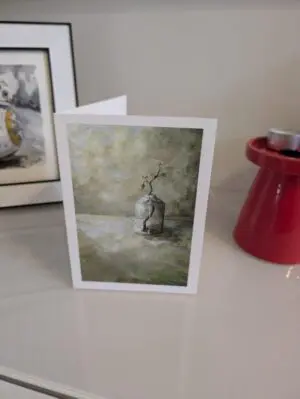 Green Vase Card