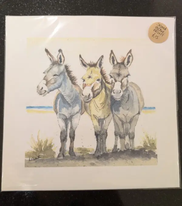 Donkeys Signed Print