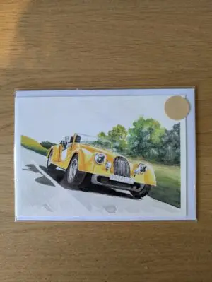 Yellow Morgan Card