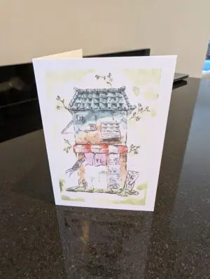 Sushi Shop Card