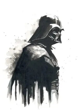 Darth Vader Signed Print