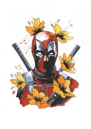Deadpool Signed Print