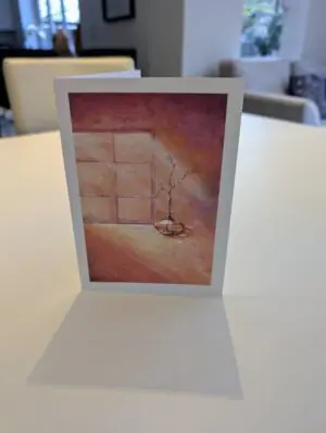 Pink Vase Card